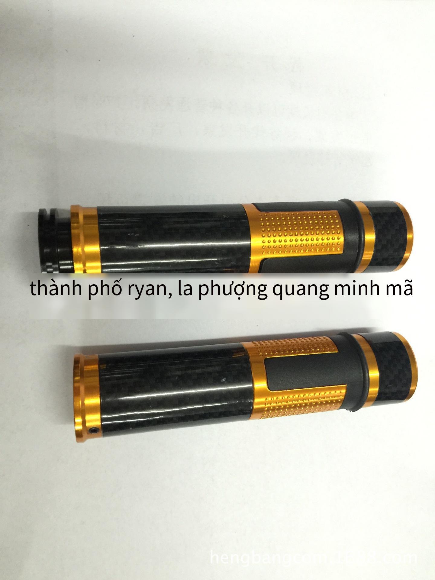 Phong cách mới nhất máy dầu xe máy xe điện xe địa hình tay cầm bằng sợi carbon sửa đổi tay cầm ga dầu tay ga loại tay cầm màu