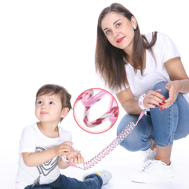 Dây Dây Dắt Trẻ Em Đi Dạo Lõi Thép Phản Quang Có Khóa BabyPlay