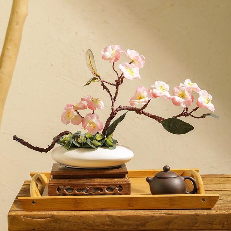 Bình sứ cắm hoa cổ phong ko kèm chông
