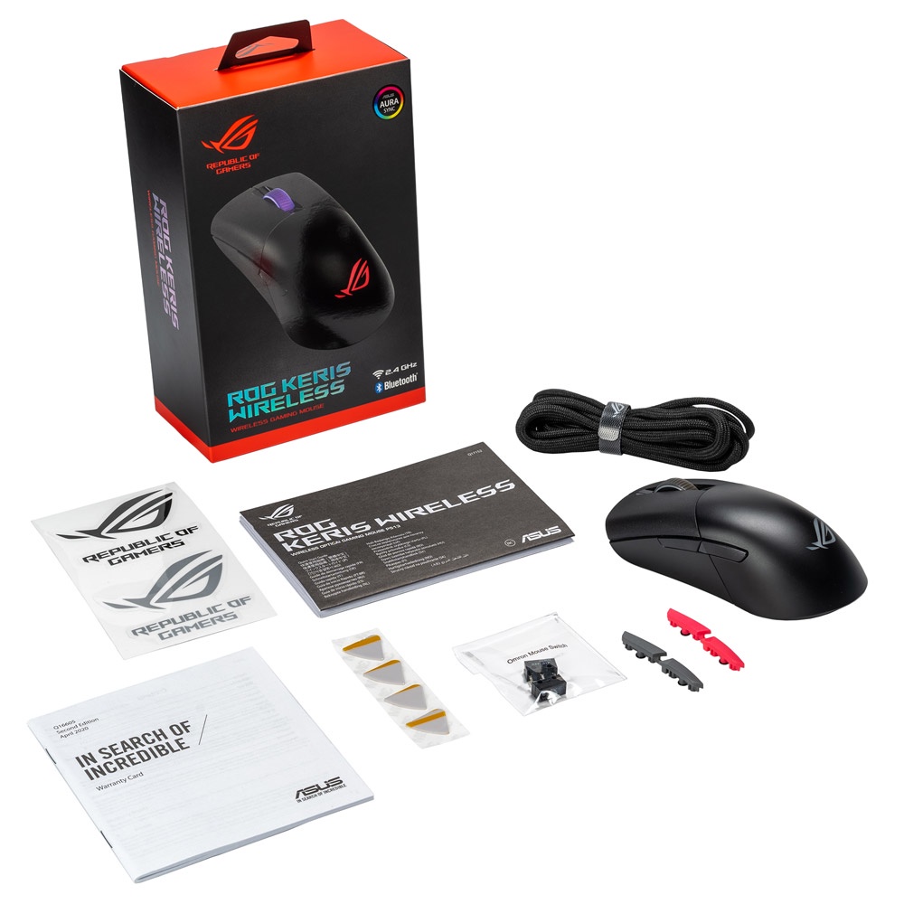 Chuột Gaming Asus ROG Keris Wireless Bluetooth - Hàng Chính Hãng