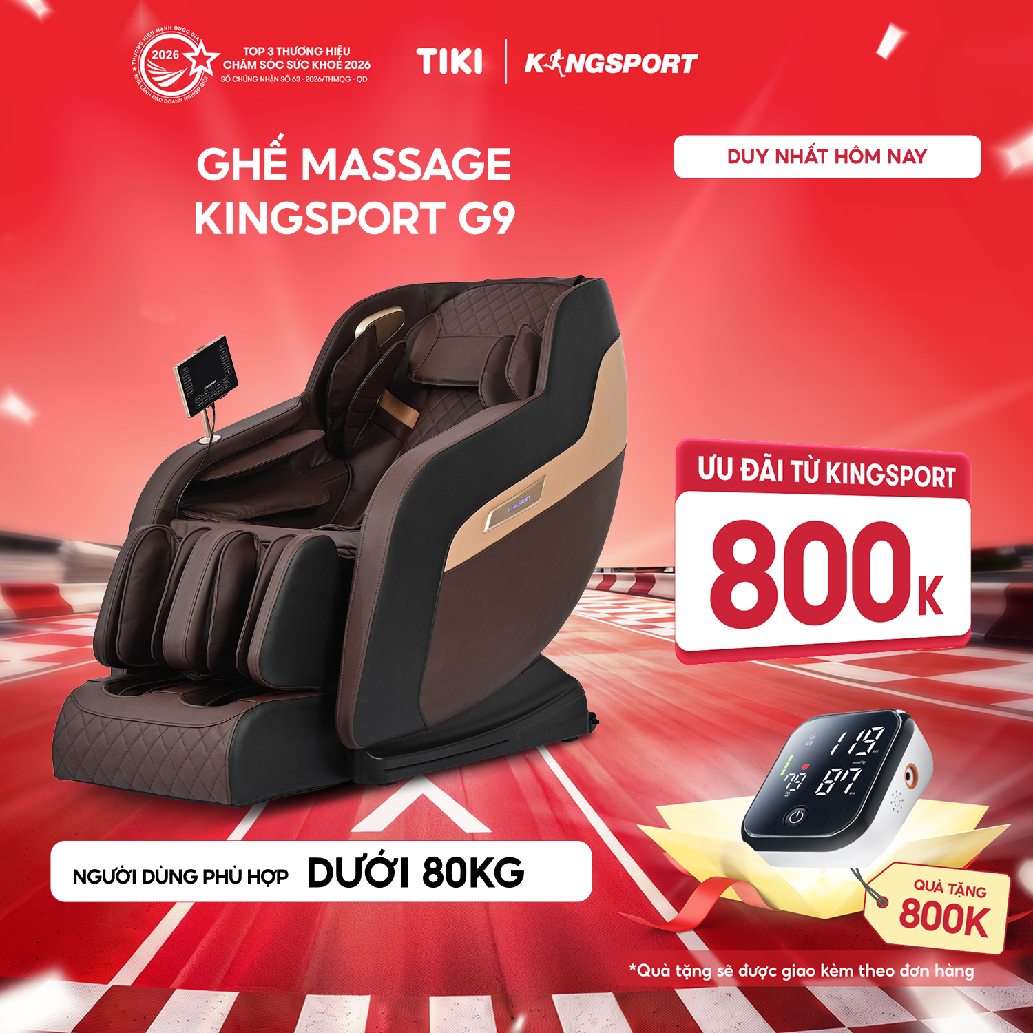 [Miễn phí lắp đặt] Ghế Massage Kingsport Standard G9 Công Nghệ Làm Ấm Warmtech, Điều Khiển Bằng Giọng Nói
