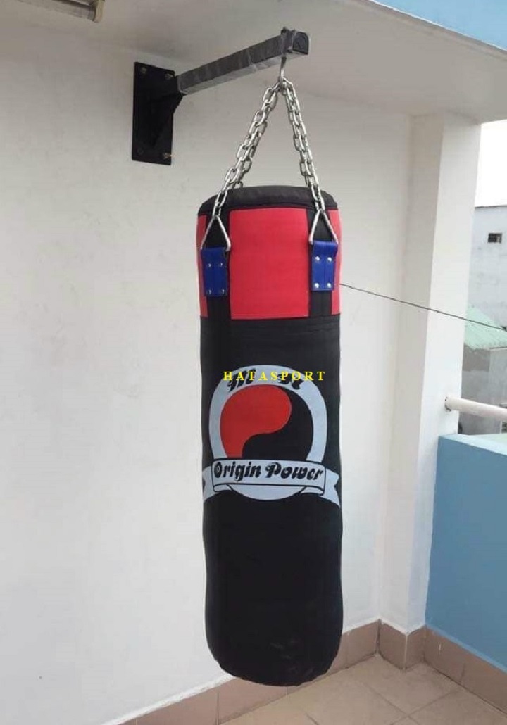 Bao cát đấm bốc boxing vỏ thuật 1m dây xích đã nhồi hoàn thiện cao cấp HATA SPORT