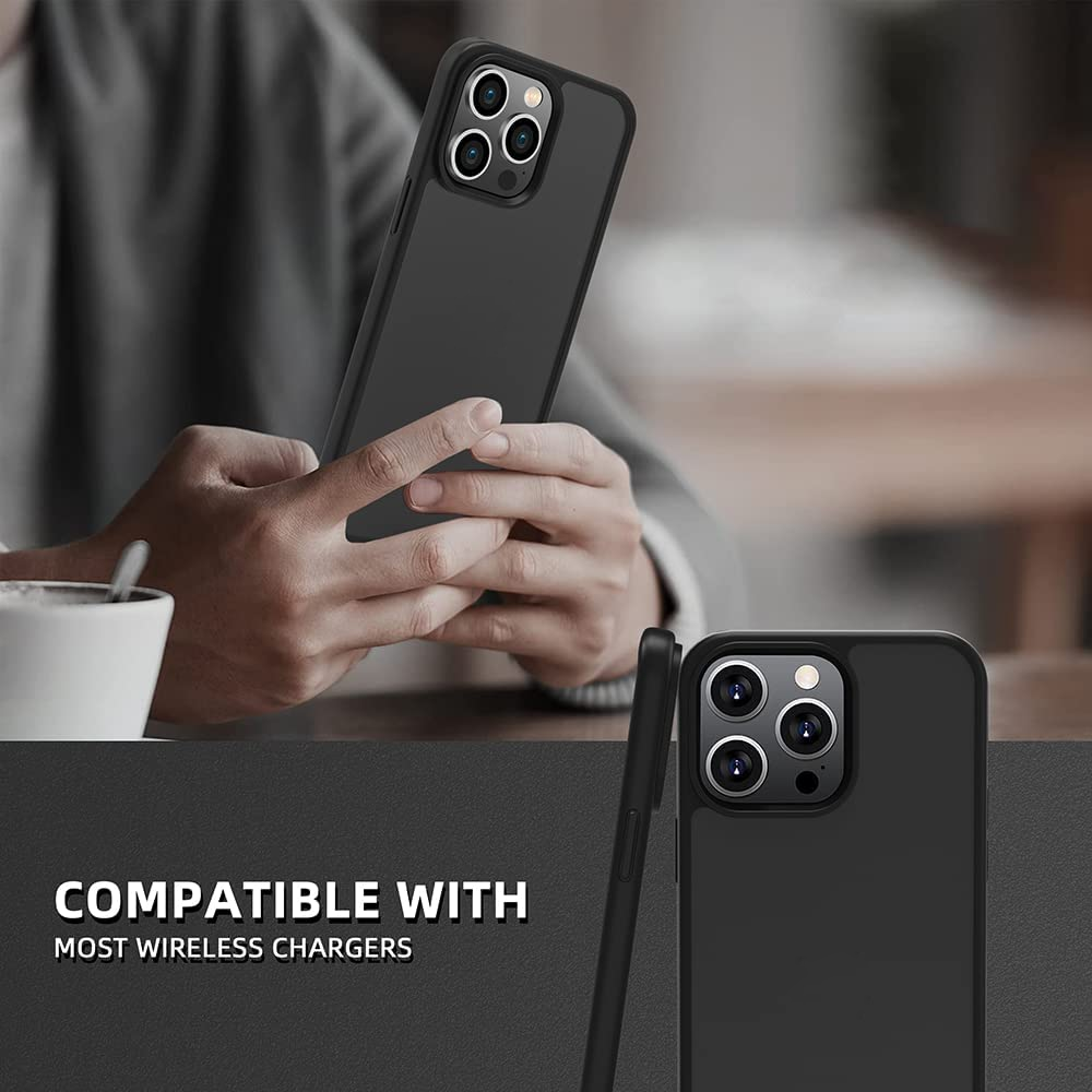 Ốp lưng nhám chống sốc viền silicon cho iPhone 14 Pro Max hiệu X-Level Frosted Sand Case mặt lưng nhám mờ, gờ bảo vệ Camera - hàng nhập khẩu