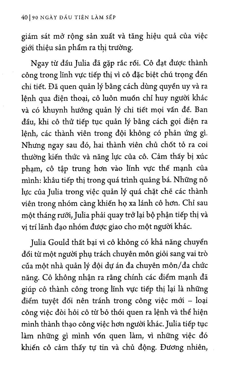 90 Ngày Đầu Tiên Làm Sếp - Bìa Cứng