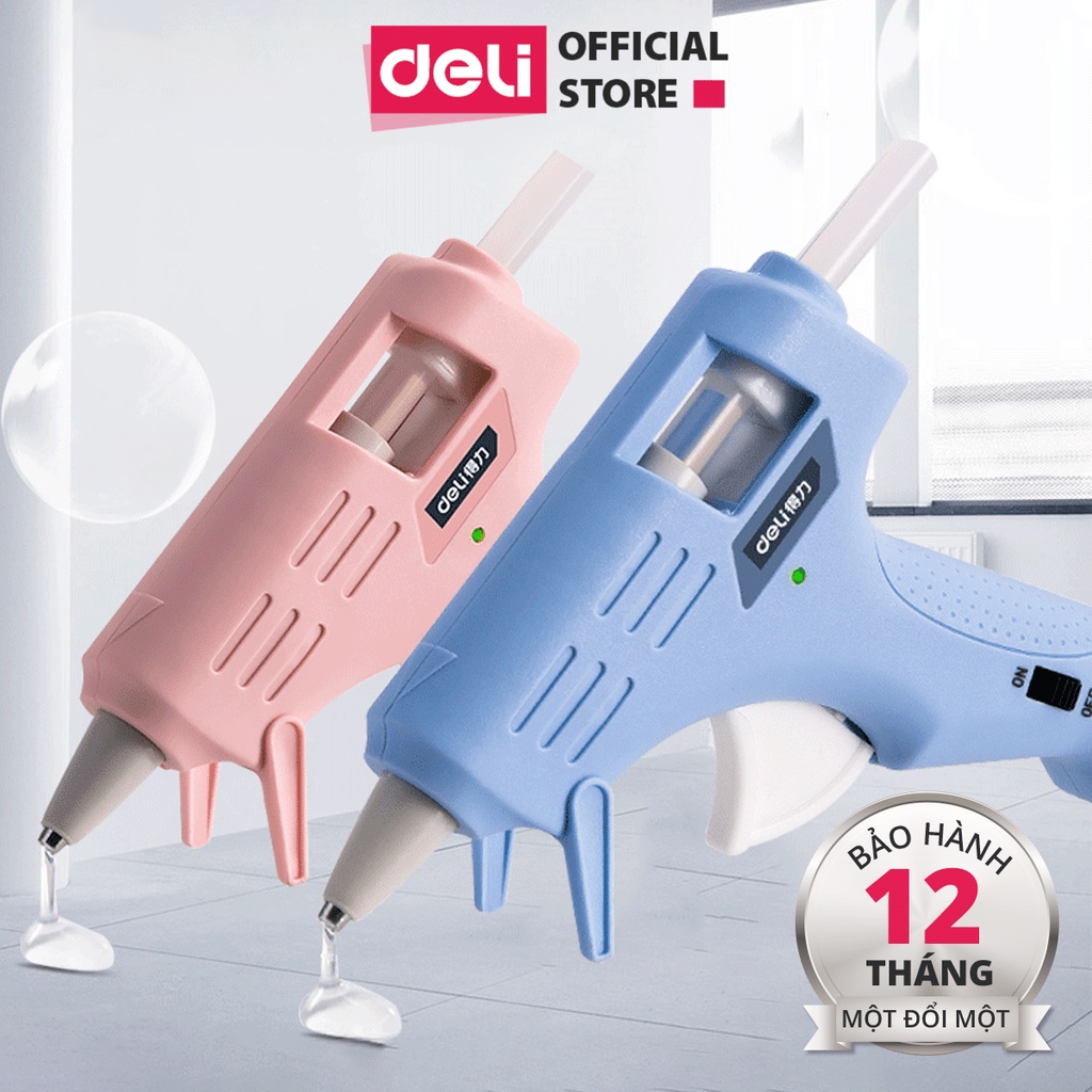 Máy Bắn Keo Nến Deli - Phù hợp DIY Làm Đồ Handmade Thủ Công - An Toàn, Nhỏ Gọn, Dễ Sử Dụng - DL390120