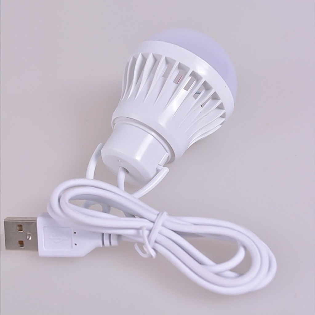 Bóng Đèn Led USB siêu sáng tiện dụng 5W - Ánh sáng trắng