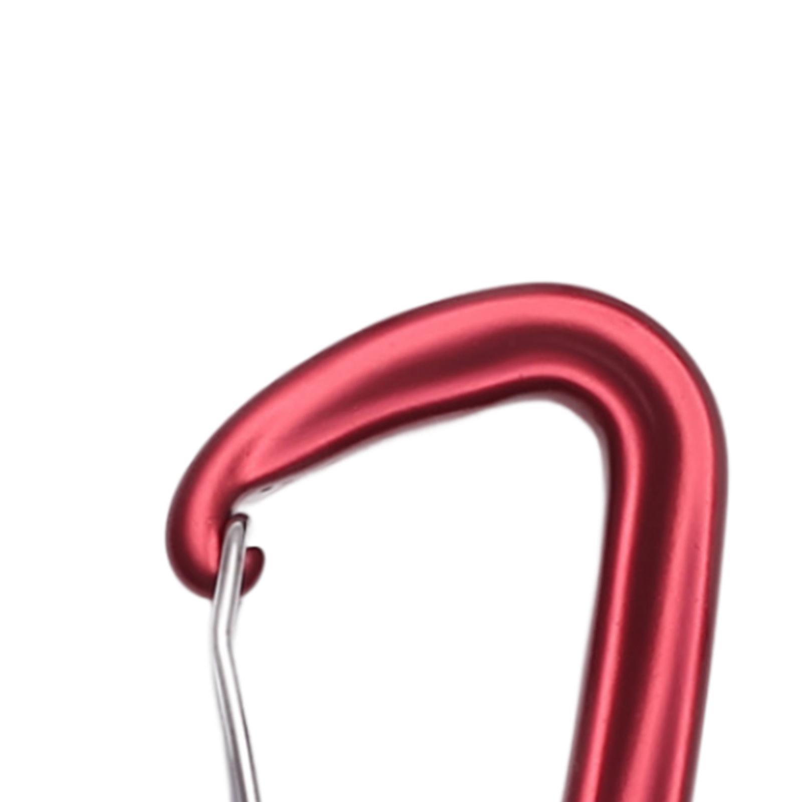 Carabiner Clip Heavy Duty Caribeaners Hardware Metal Spring Snap Hook Climbing Carabiner D Shaped Carabiner for Backpack Fishing Harness