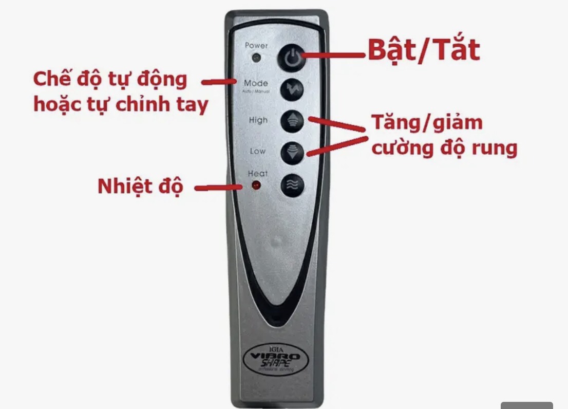 Máy Massage Thư giãn, Đai nóng Vibro shape
