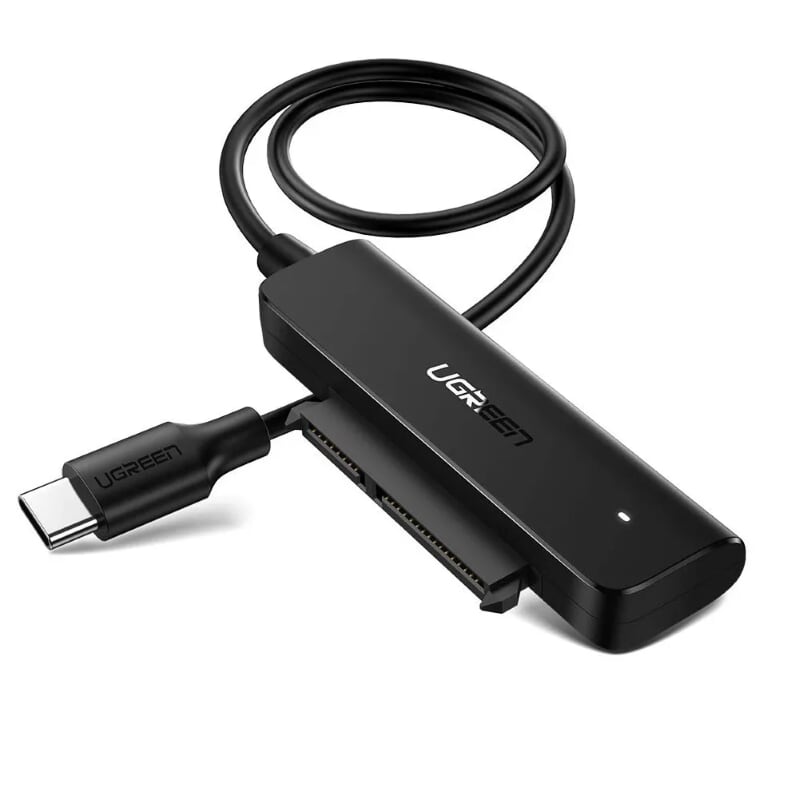 Bộ đọc ổ cứng ssd usb type c ra 2.5 inch sata 50cm Ugreen 321SD70610CM 0.5m 0.5m hàng chính hãng