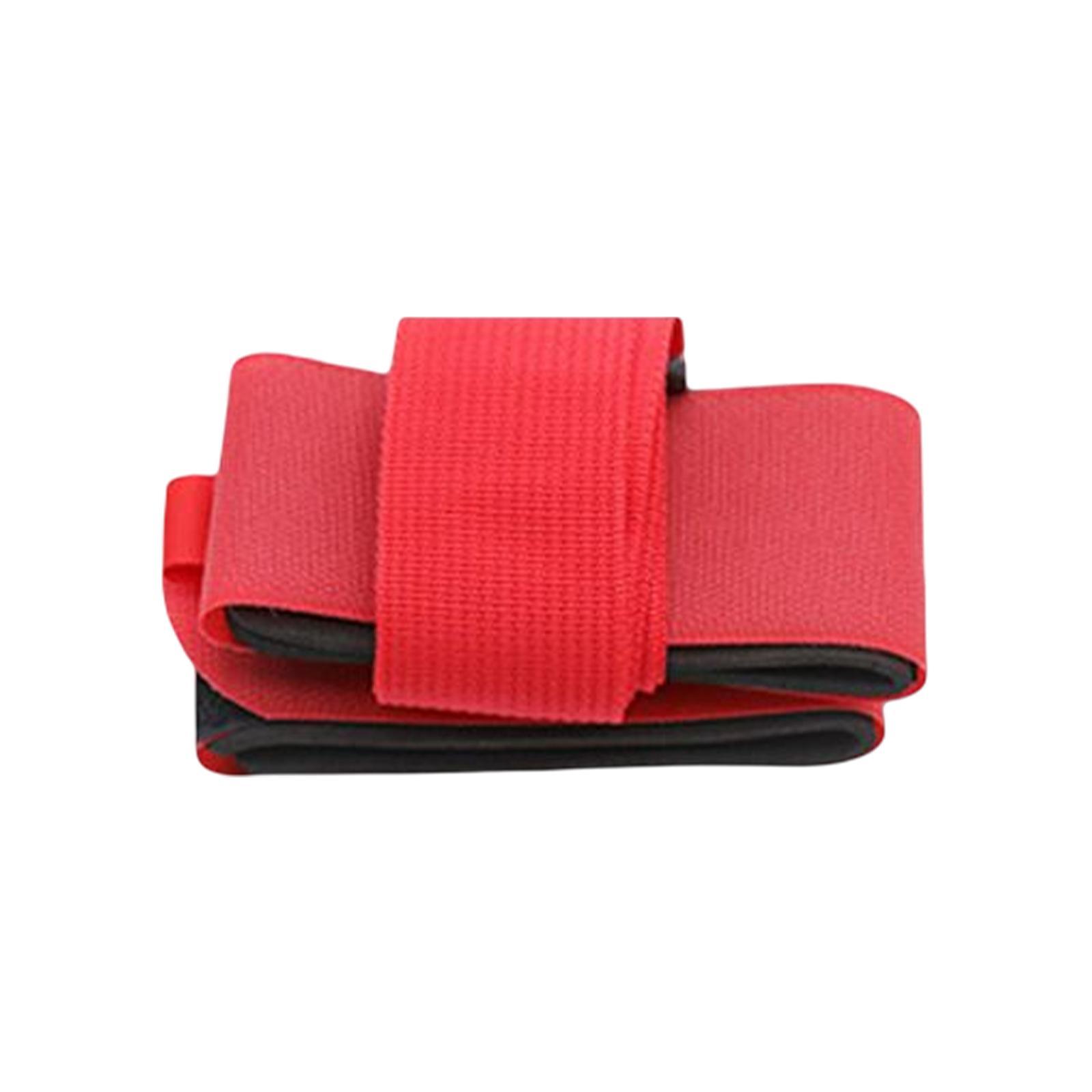 2 Pieces Ski Strap, Nylon Braid Handheld Handle Belt Ski Gear Holder Portable Durable Ski Pole Shoulder Strap for Ski Board Winter Sports
