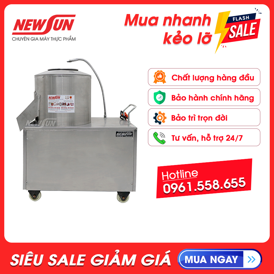 Máy Lột Bóc Vỏ Củ Khoai NSTP – 350