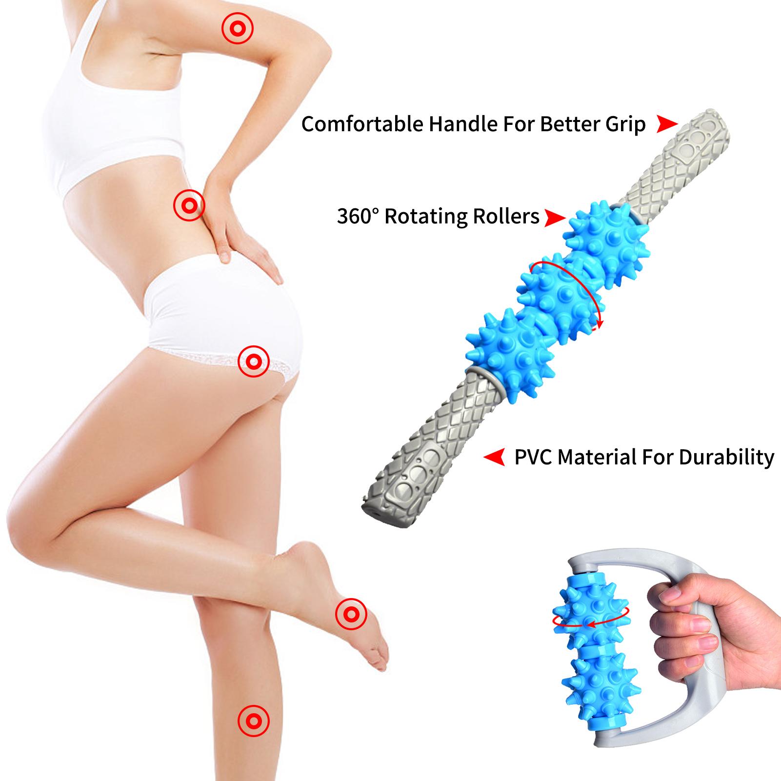 Thiết bị massage cầm tay, bằng con lăn có gai, thư giãn toàn thân