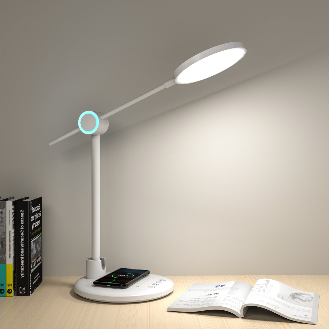 Đèn Bàn Học LED RG0 Tamayoko 3 Chế Độ Ánh Sáng Bảo Vệ Mắt Chống Cận Thị Không Phát Xạ Ánh Sáng Xanh Model TB-55S/SW