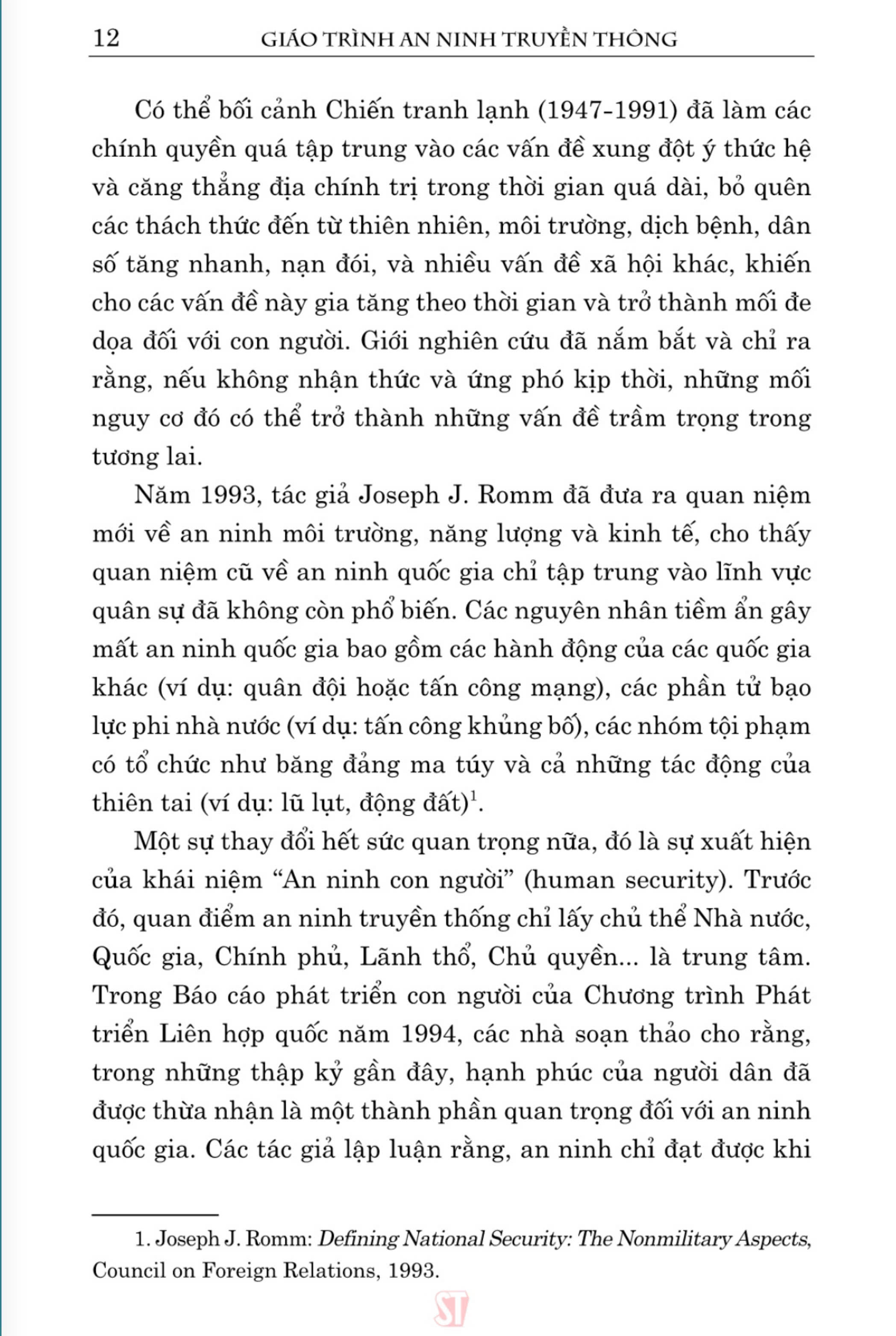 Giáo trình an ninh truyền thông