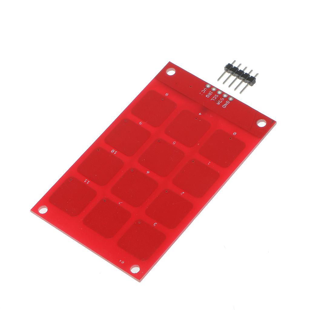 3-5pack MPR121 Capacitive Touch Shield Module Sensitive 3*4 Key Keyboard for