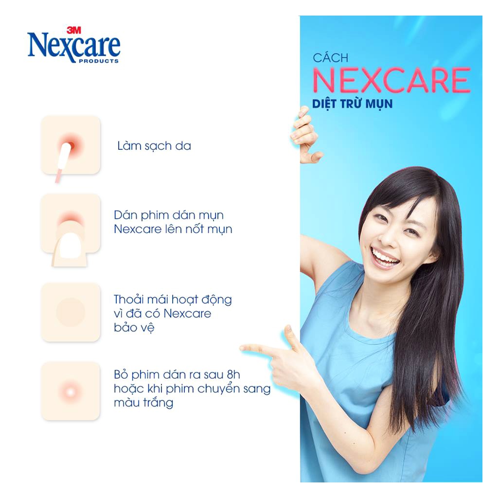 Miếng dán hỗ trợ mụn 3M Nexcare 30 miếng/hộp