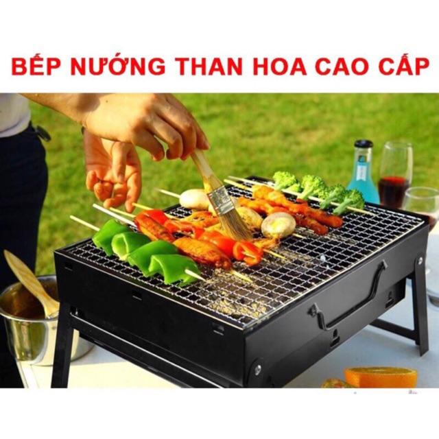 BẾP NƯỚNG THAN HOA VUÔNG CAO CẤP ( KHO SỈ GIA DỤNG )