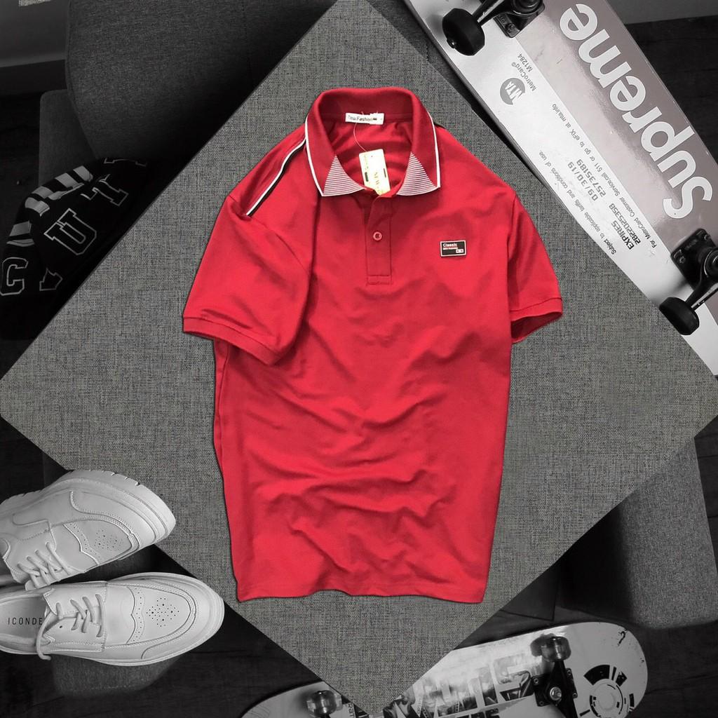 Áo Polo Nam trơn thun cao cấp cổ trụ cotton xịn from chuẩn thiết kế phong cách sang trọng JD36
