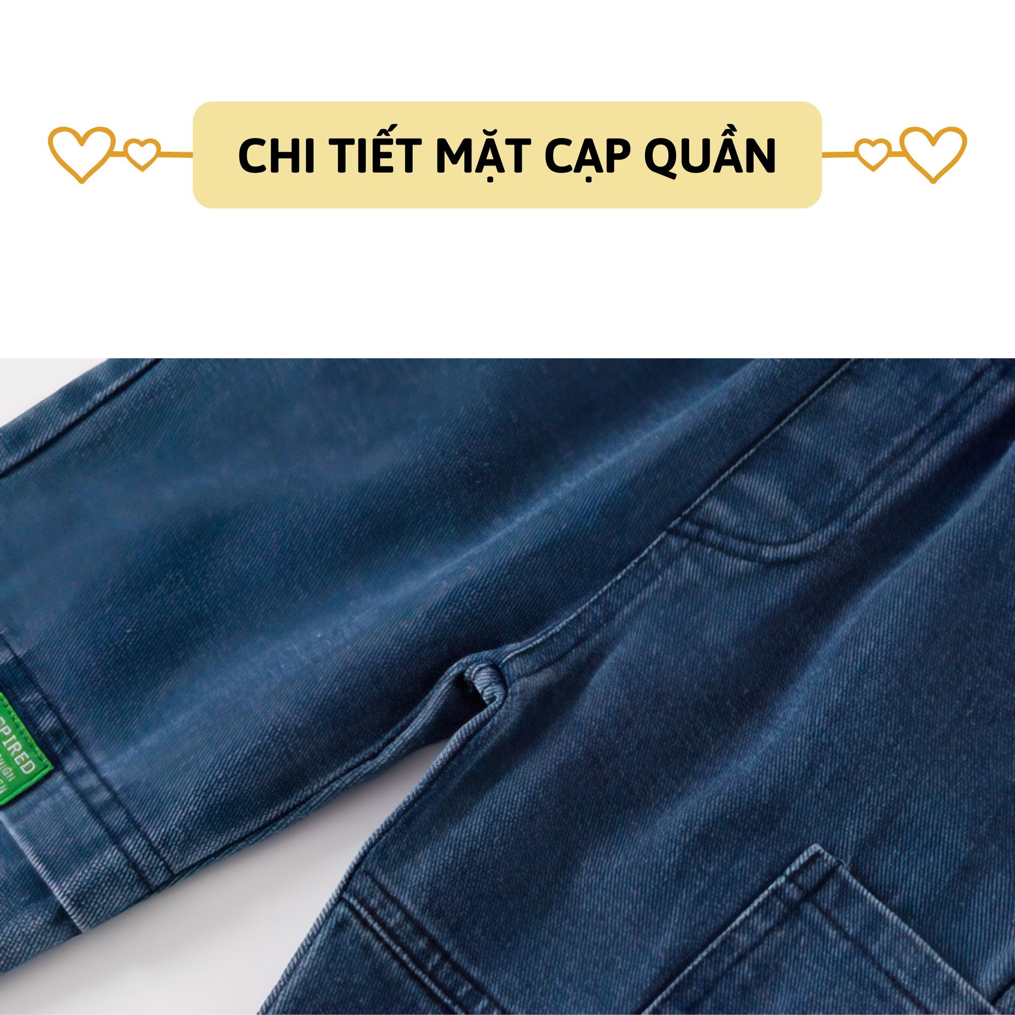 Quần jean dài bé trai 27Kids WELLKIDS quần bò mềm lưng chun nam cho trẻ từ 2-10 tuổi BLJE2