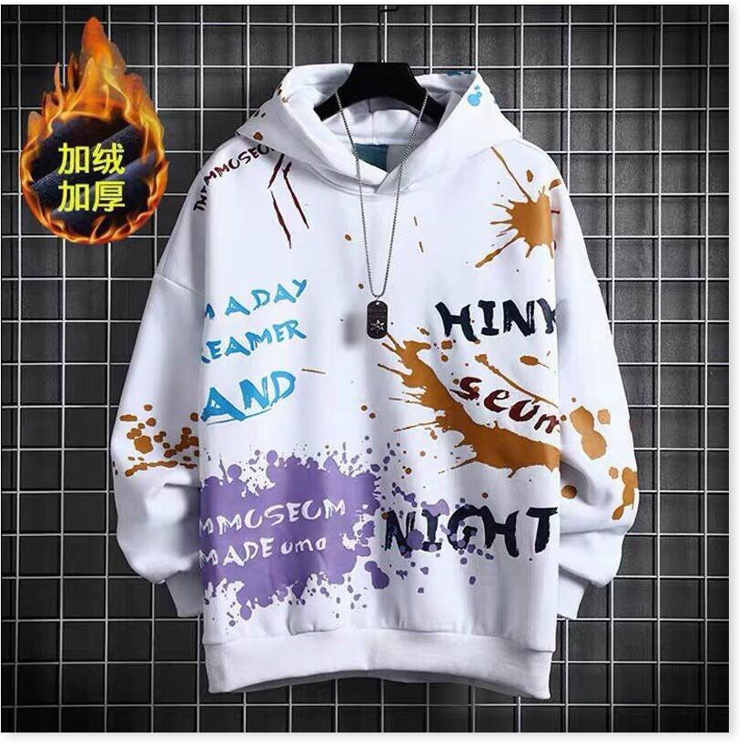 ÁO HOODIES NAM HỌA TIẾT CÁ TÍNH FROM TO Y HÌNH CHẤT NỈ THẤM HÚT MỒ HÔI CỰC TỐT 1HIT1 FASHION