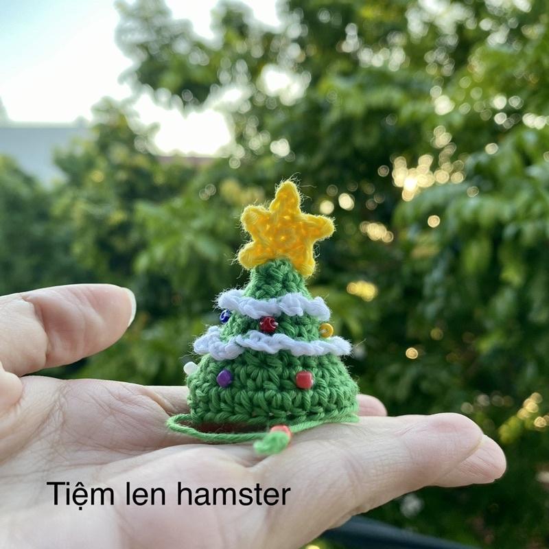 mũ nón cây thông Noel cho hamster