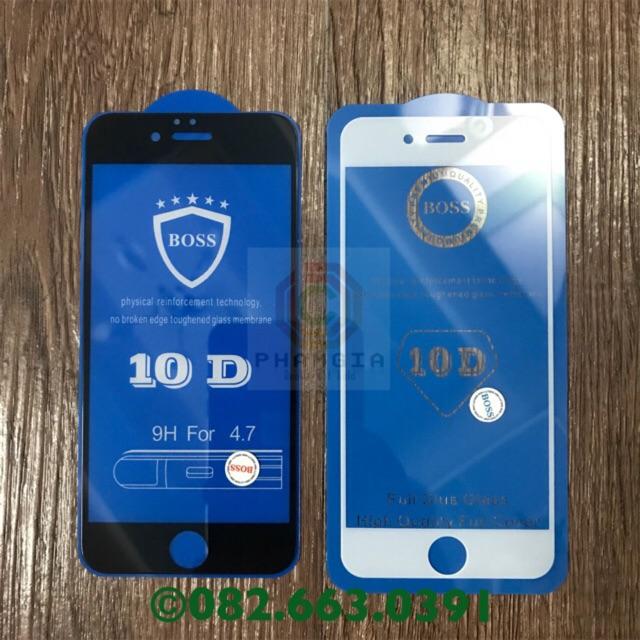 Kính cường lực dành cho iphone 6/6plus/6s/6splus Full 10D/ cường lực nano