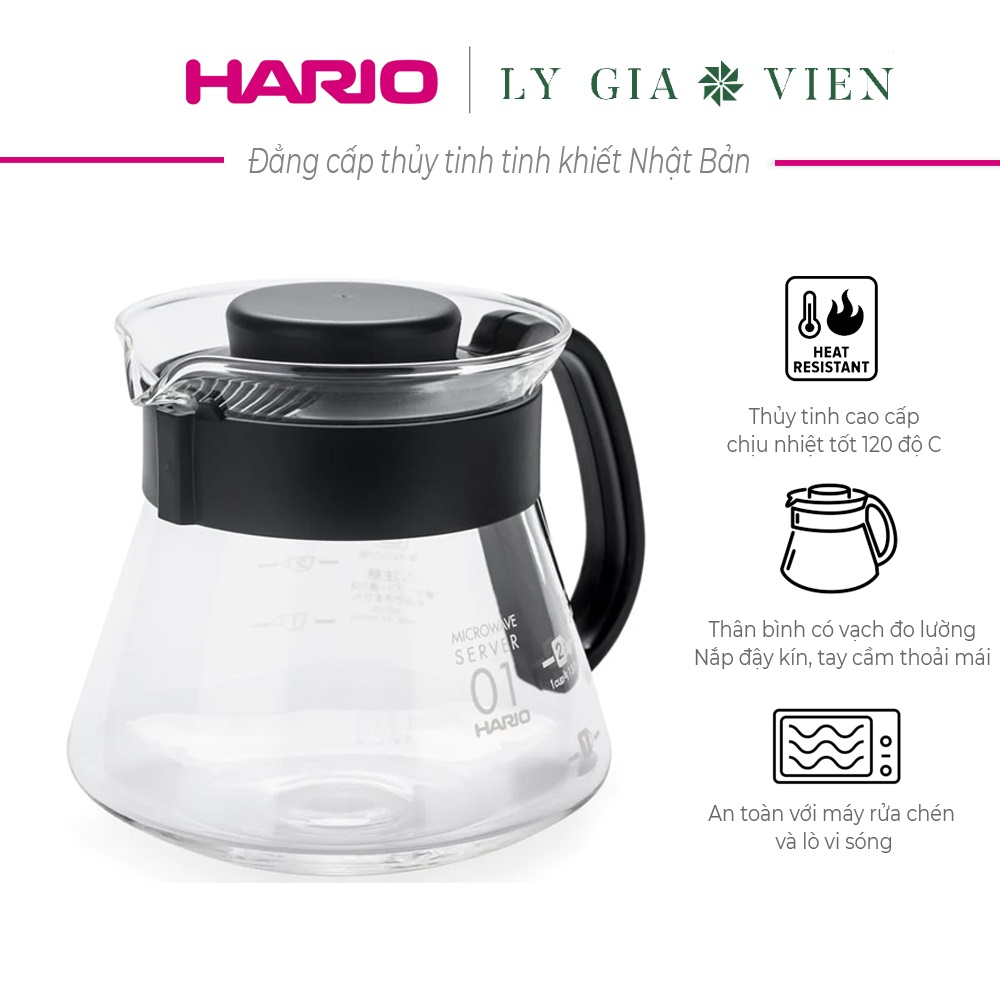 Bình chứa cà phê Hario V60