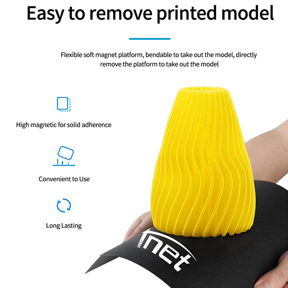 Anet Từ Tính Mềm Nóng Giường Bàn Thảm Băng Dán Cho A8 ET4 Ender 3 CR10 Pháp Sư S KP3S 3D máy In Phần