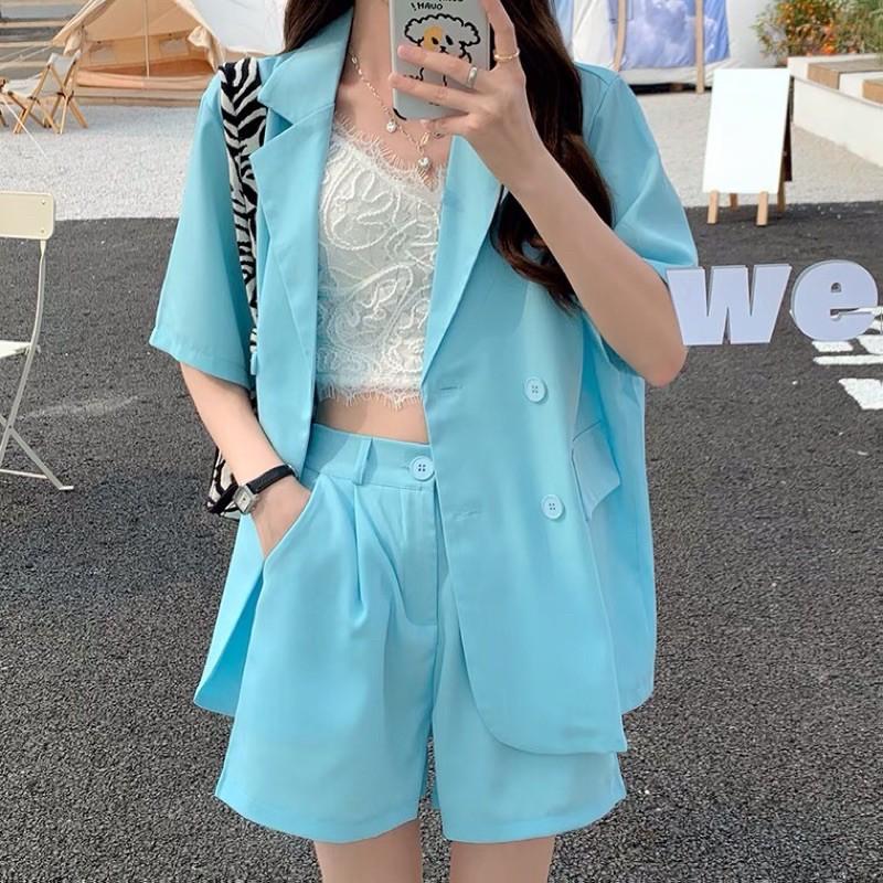 SET VEST BLAZER PASTEL MÙA HÈ 2021