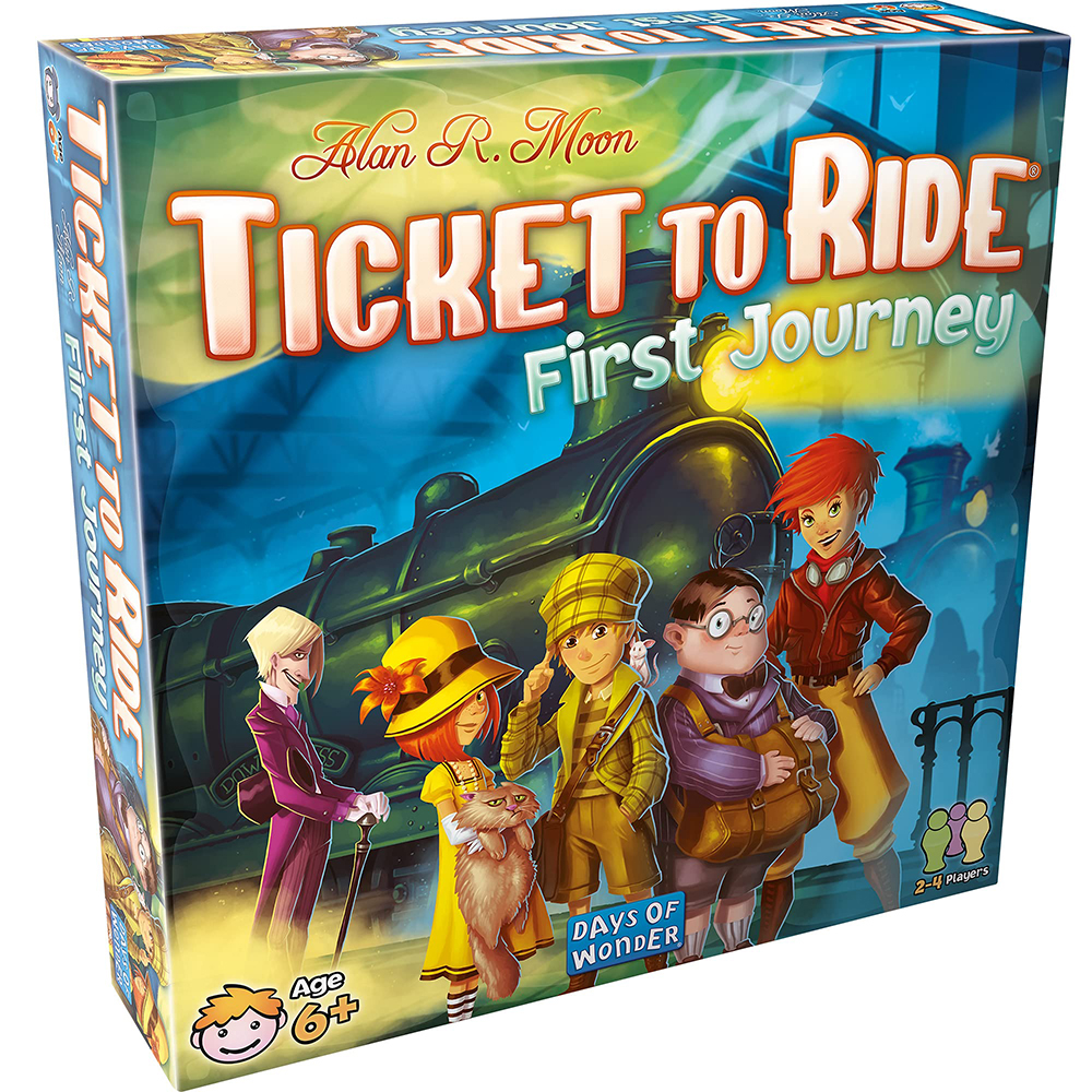 Bộ Board Game Ticket To Ride First Journey USA Edition Cao Cấp