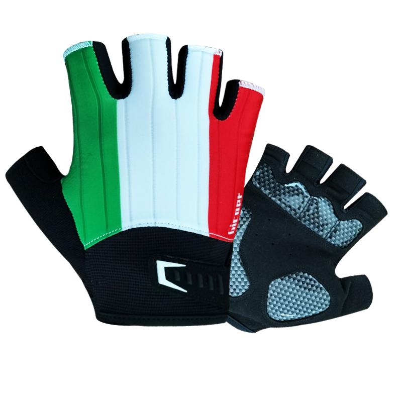 Ngón Găng Tay Xe Đạp Thoáng Khí Chống Trơn Trượt Miếng Gel MTB Xe Đạp Đường Bộ Găng Tay Nam Nữ Xe Đạp Thể Thao Ngoài Trời Găng Tay
