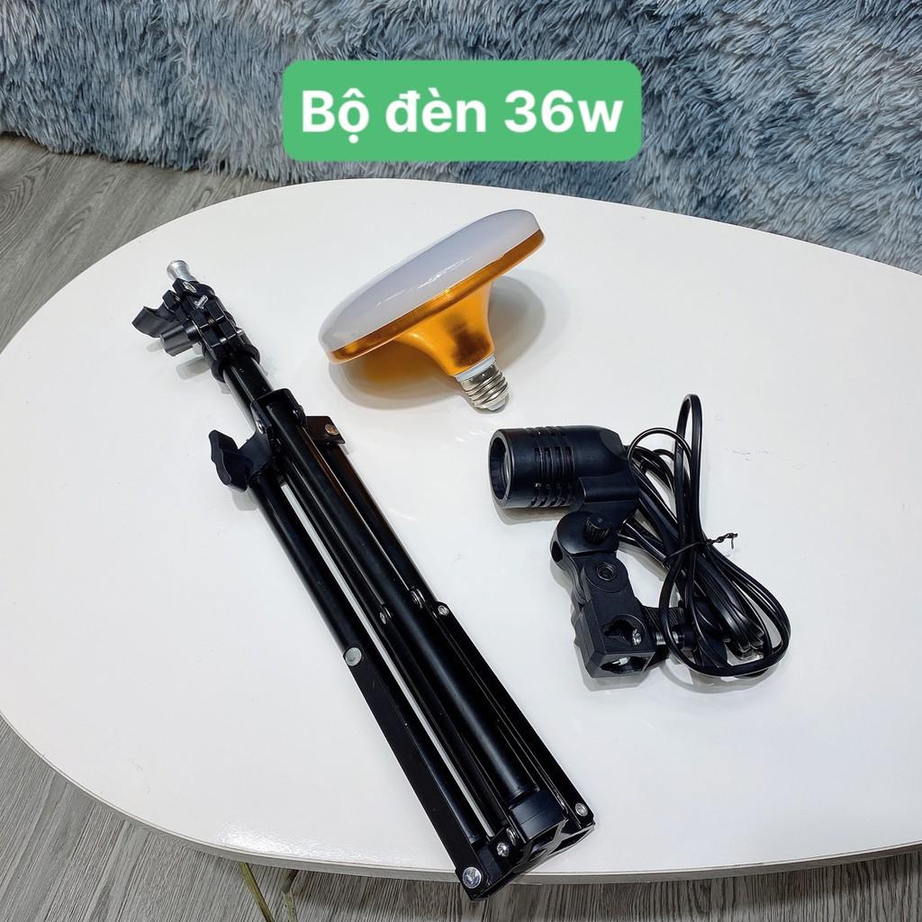 Bộ đèn chụp ảnh sản phẩm livestream bán hàng ánh sáng trắng 36w-50w 2F10