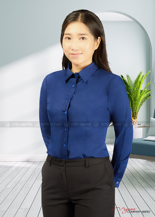 Áo sơ mi nữ dài tay MYONE