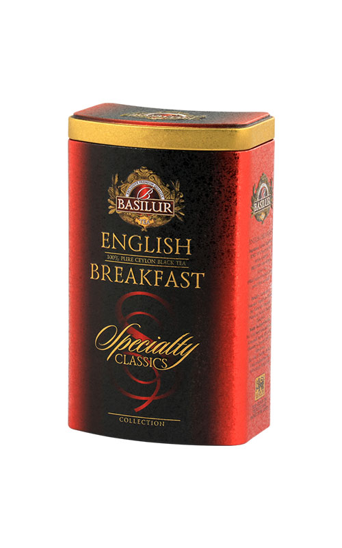 Trà đen Ceylon Basilur English Breakfast cao cấp – 100g (Hộp thiếc)