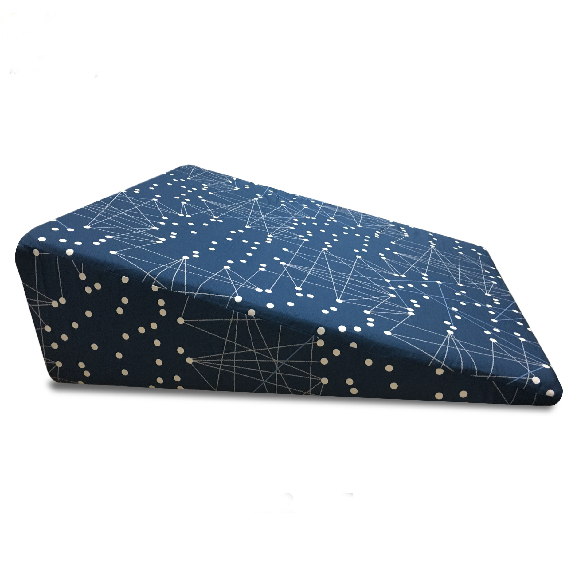 Gối Chống Trào Ngược Dạ Dày Người Lớn Hi-Sleep KT 70x60x22cm giảm nhanh trào ngược dạ dày, nghẹt mũi, viêm xoang, ho đêm, copd, ngáy, ngưng thở khi ngủ, suy giãn tĩnh mạch chi dưới