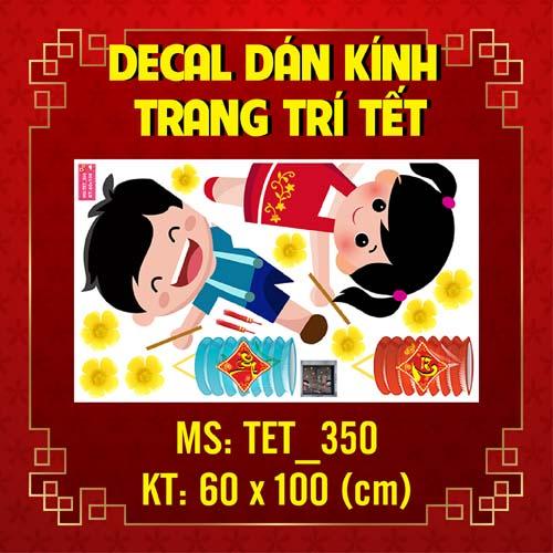 DECAL TRANG TRÍ TẾT NGUYÊN ĐÁN 2022 COMBO SỐ 10