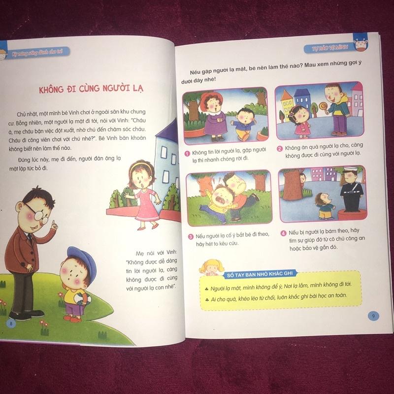 Sách - Rèn Luyện Kỹ Năng Sống Dành Cho Trẻ: Giỏi Giao Tiếp, Thói Quen Tốt, Tự Thoát Hiểm, Tự Bảo Vệ Mình (4 cuốn)