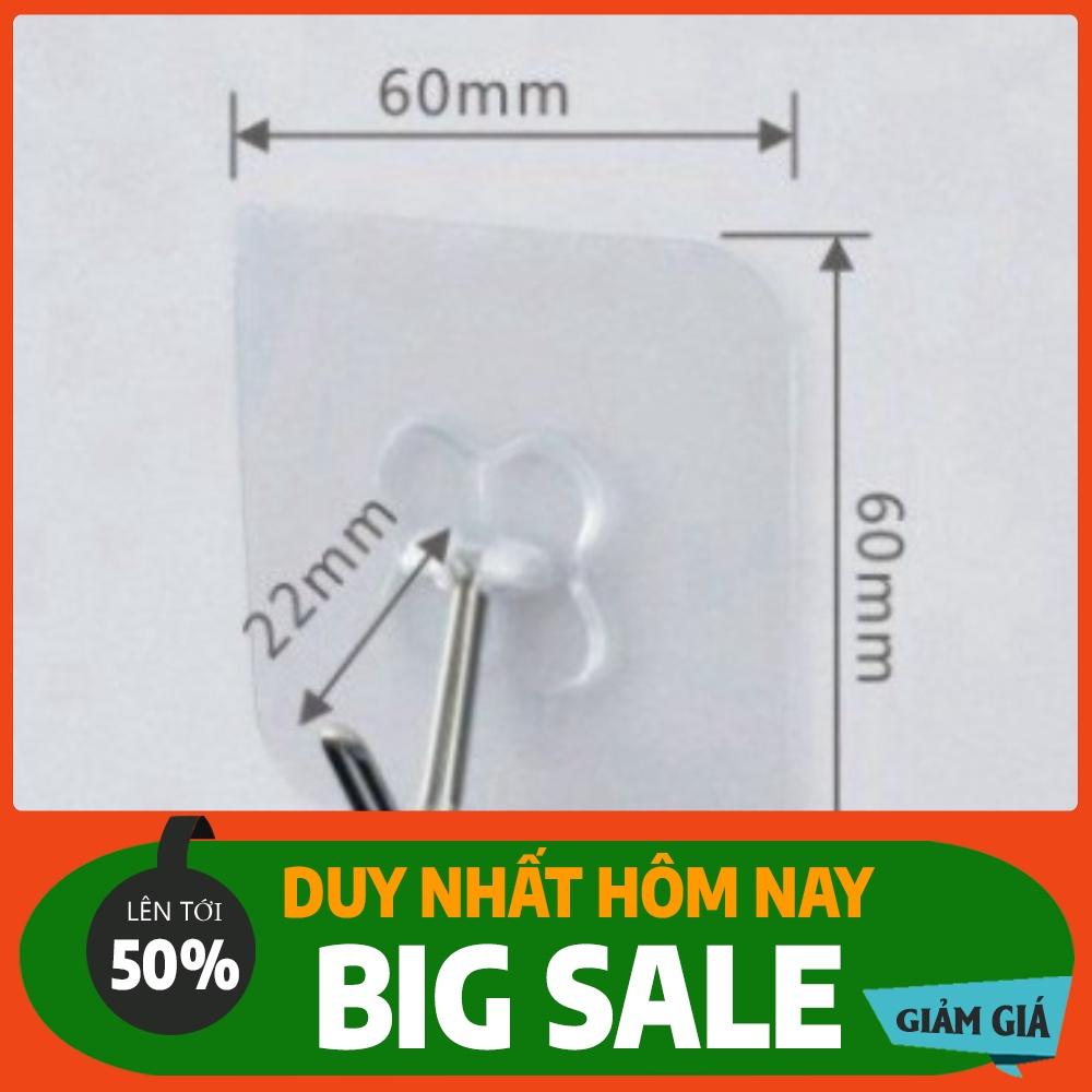 Combo 10 MÓC TRONG SUỐT DÁN TƯỜNG ĐA NĂNG CHỊU SIÊU TRỌNG LỰC