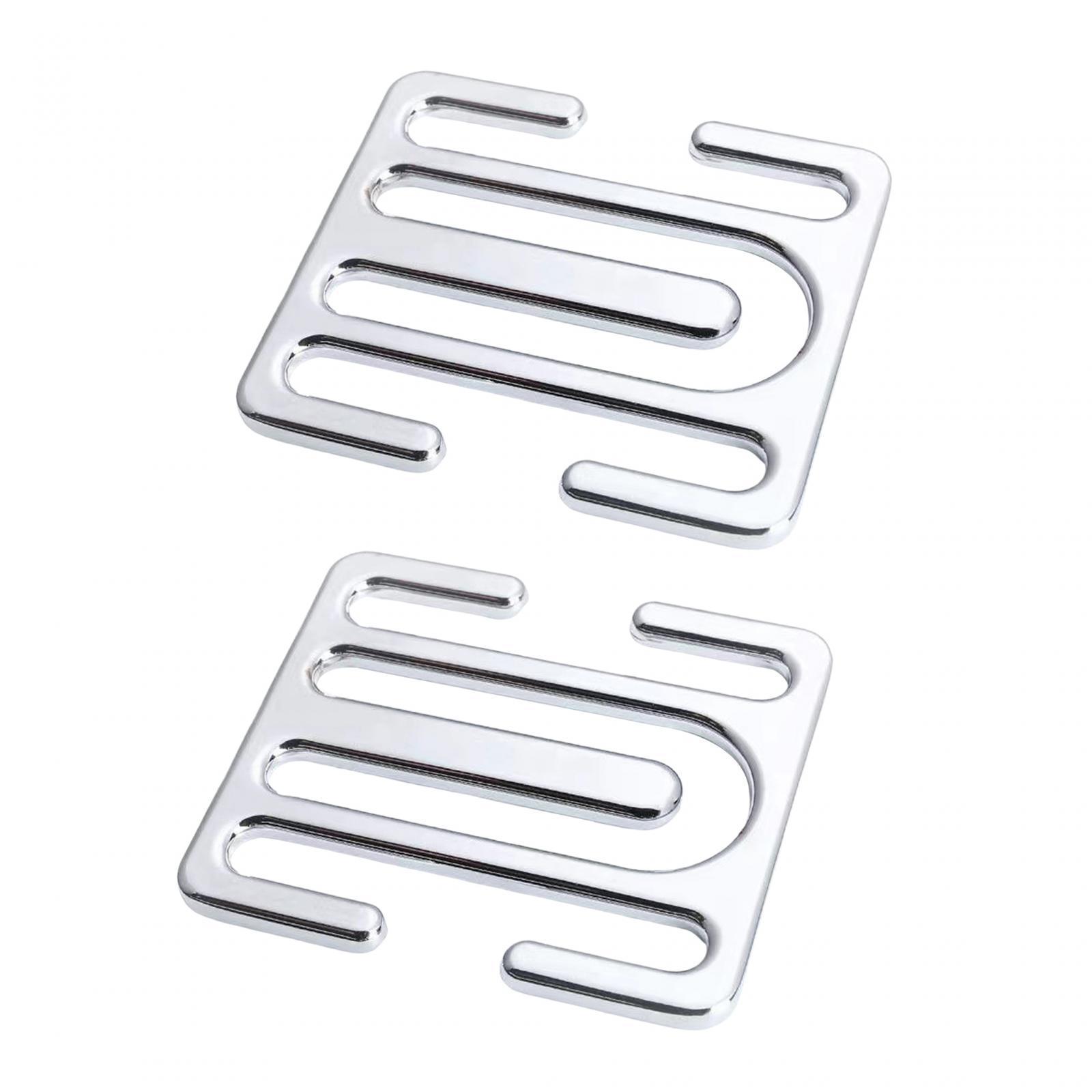 Metal Seat Belt Adjuster Vehicle Accessory Easy Installation Seat Belt Clips