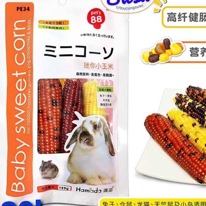 Bắp ngọt Mini dùng cho Thỏ, Hams, Bọ Ú và Chim