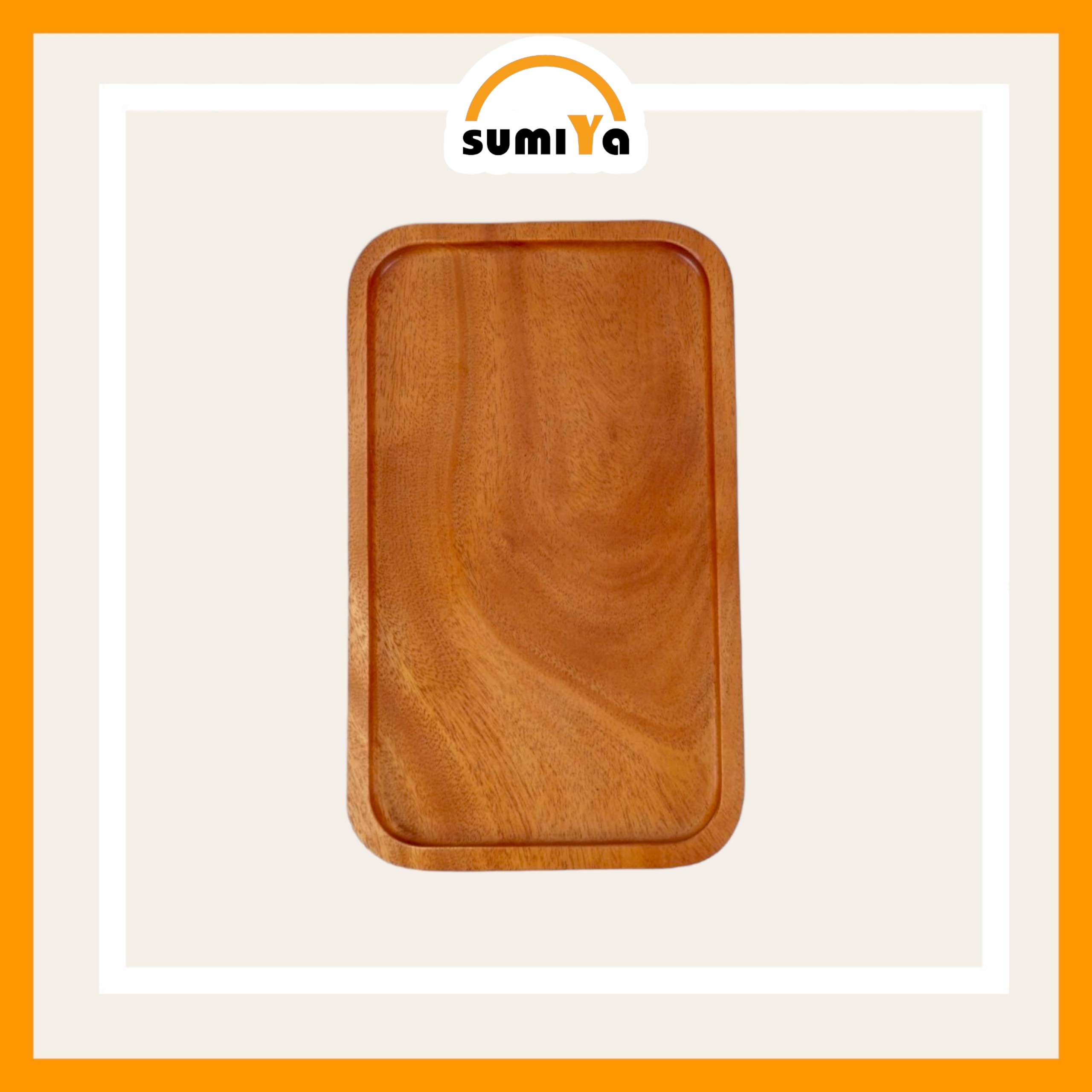 Khay gỗ hình chữ nhật, khay gỗ dùng để trà bánh, decor hoặc làm phụ kiện chụp ảnh