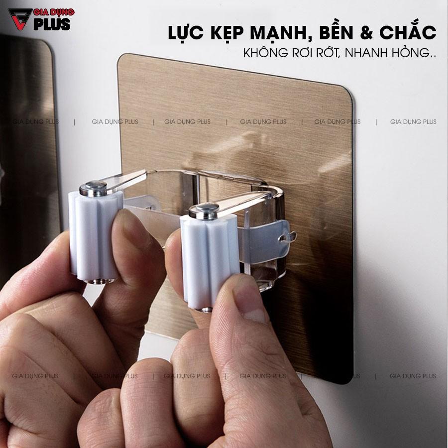 Giá đỡ cây lau nhà / kẹp chổi dán tường đa năng cao cấp ShuangQuing
