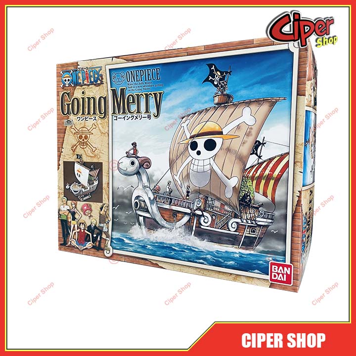 Mô hình Thuyền Going Merry 25cm - lắp ráp - Figure Going Merry