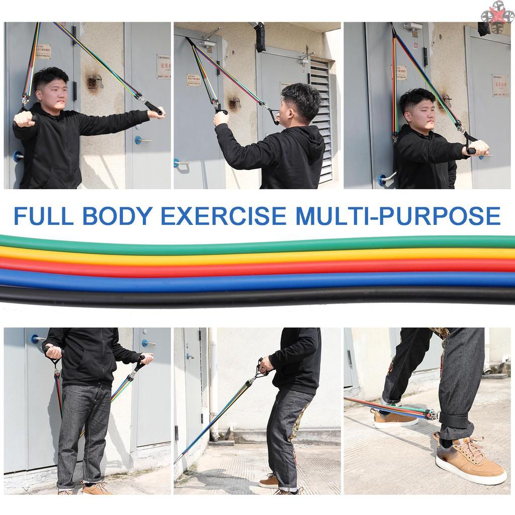 Set 11 Dây Kháng Lực Tập Yoga Chuyên Dụng