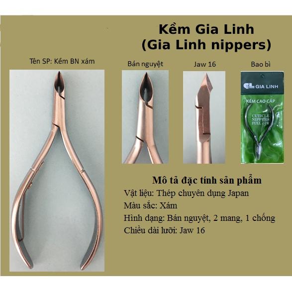 Kềm bán nguyệt cắt da Gia Linh nippers