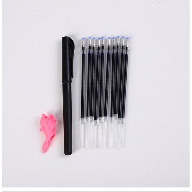 Ngòi bút mực bay màu_KTBooks_0.5mm_màu đen