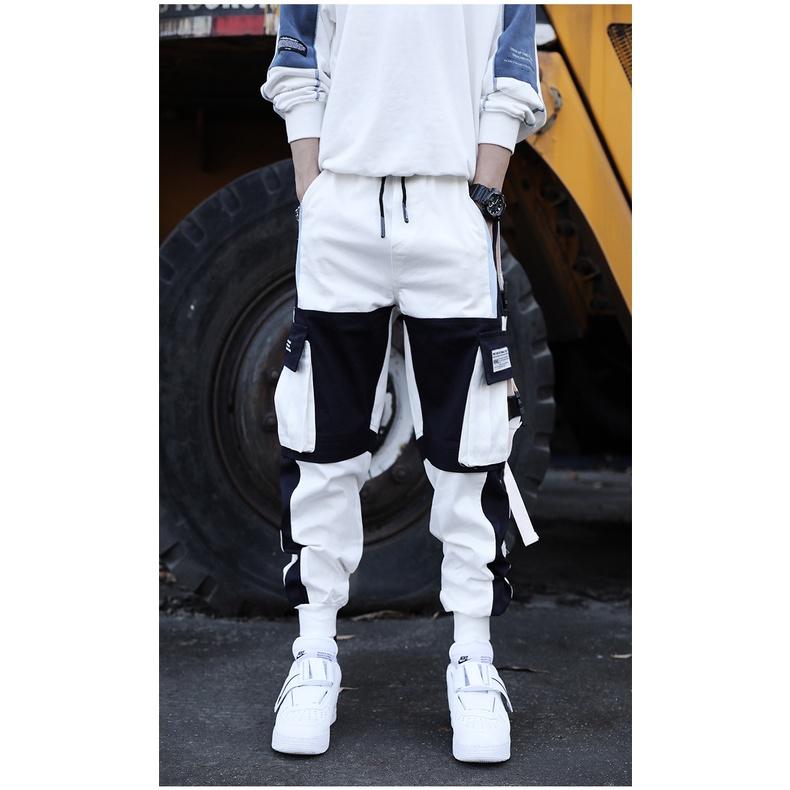 Quần jogger nam túi hộp chất kaki cotton mềm mịn, phong cách đường phố K71