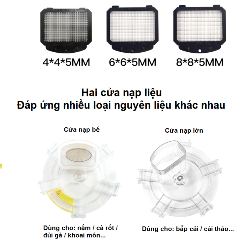 Máy thái rau củ quả công nghiệp đa năng, thái lát, thái sợi, thái hạt lựu. Thương hiệu Mỹ cao cấp Septree - X1 - HÀNG CHÍNH HÃNG