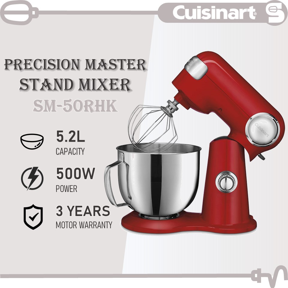 Máy trộn bột Cuisinart SM-50BCHK Hàng Chính Hãng