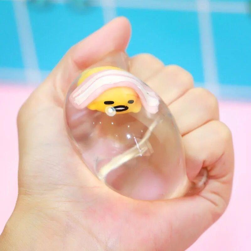 Trứng Lười Gudetama bóp trút giận xả stress giải tỏa căng thẳng đàn hồi mềm mịn